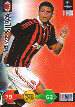Thiago Silva A.C. Milan 2009/10 Panini Super Strikes CL #3